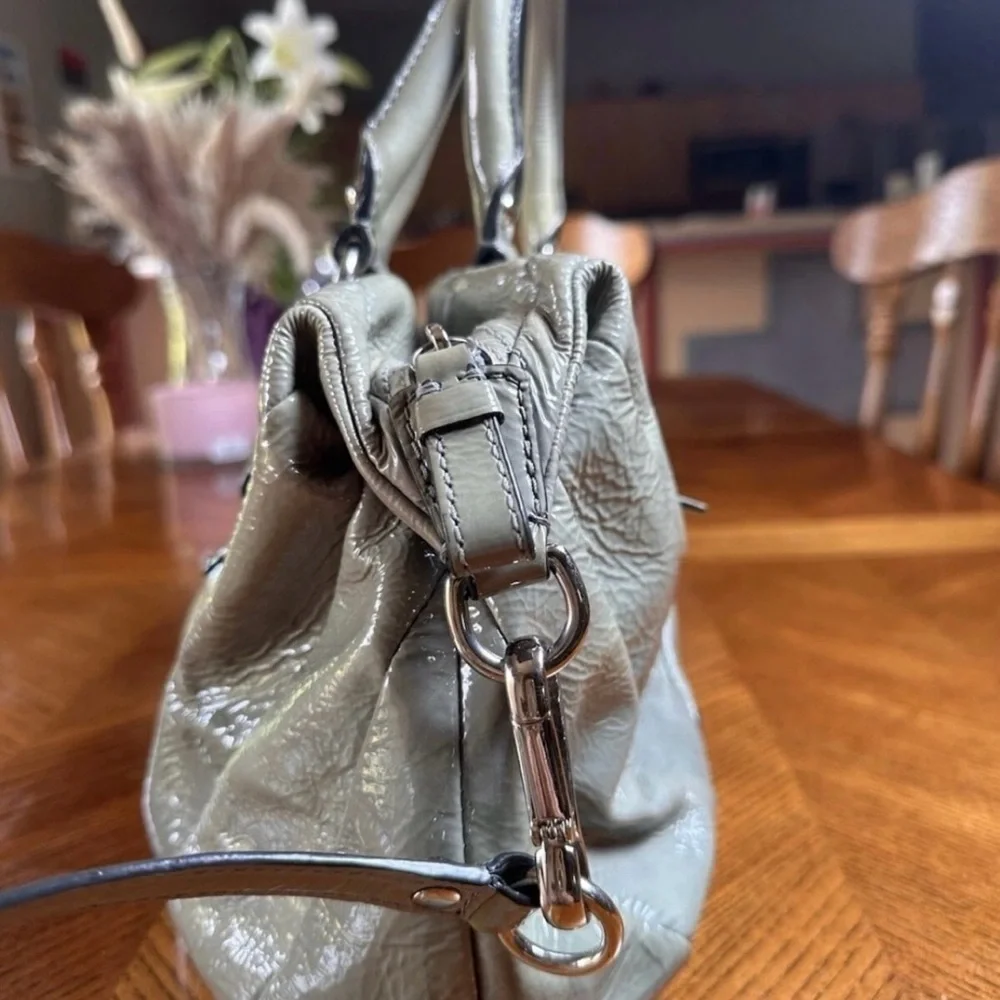 Coach Leather handbag Grey - Picture 5 of 12